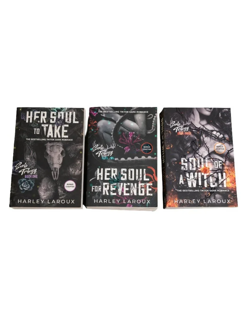 3 Book Set - Her Soul To Take - Souls Trilogy - Harley Laroux - Soft Cover